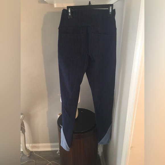 Agnes and Dora knit Jeggings with mesh dark denim - Picture 5 of 6